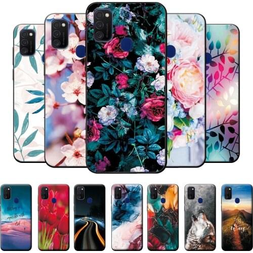 Case For Samsung M21 Case Galaxy M21 6.4 inch Silicone Soft Back Cover For Samsung Galaxy M21 Case For Samsung M21 Bumper Bag