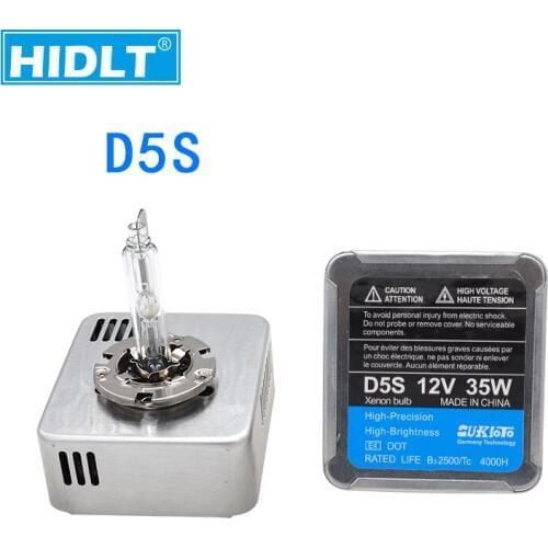 HIDLT 2PCS New OEM Genuine D5S Xenon HID Headlight Bulb 12V 35W D5S 5500K HID Replacement Bulb 9285410171 For K3 Q5 Q7 A1 A3 A6