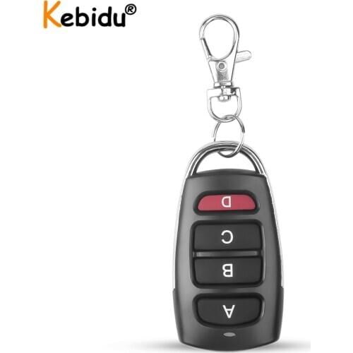 Kebidu Wireless 433mhz Remote Control Copy Code Garage Door Gate Duplicator 433 Mhz Key Remote Opener For Electric Door