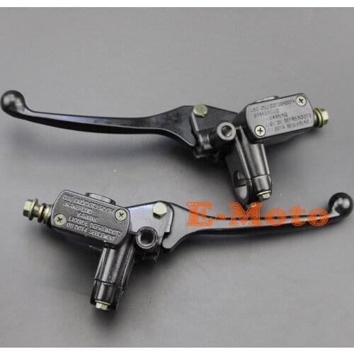 Left + Right 8mm Brake Master Cylinder Lever Mirror Hole For GY6 50cc 125cc 150cc 250cc Scooter Moped FREE SHIPPING