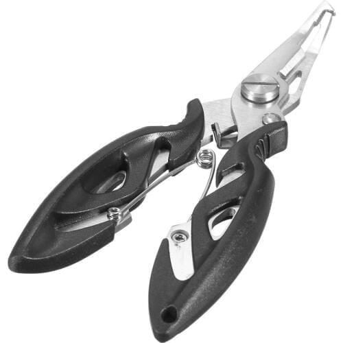 Multi-functional Fishing Plier Scissor Tackle Braid Line Cutter Lure Hook Remover Tool Split Ring Tackle