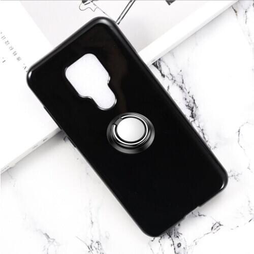 Soft Case For Cubot P30 R9 Note S Dinosaur X19 Power P20 X18 Plus Max 2 R15 Pro X16S Back Ring Metal Car Magnetic Holder Cover