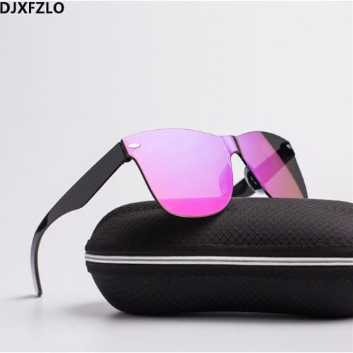 2021 New Transparent Sunglasses Women Vintage Colorful Retro Fashion Rimless Sun Glasses Womens Brand Eyewear UV400