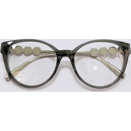 Cat Eye Eyeglasses Frame Women Men Brand Design Prescription Acetate Frame Spectacles Myopia Glasses Frame