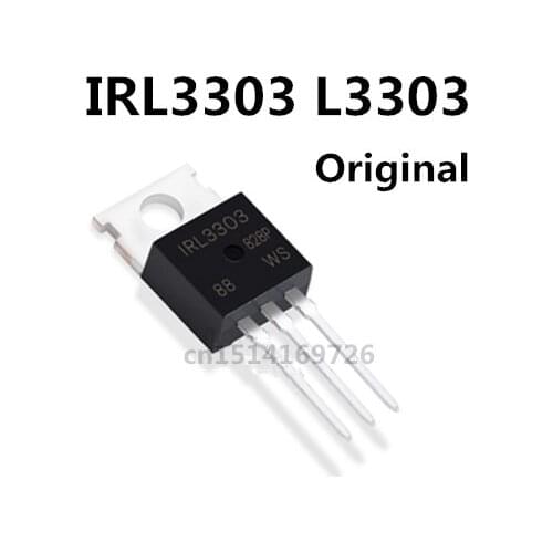 Original new 5pcs/ IRL3303 L3303 38A/30V TO-220