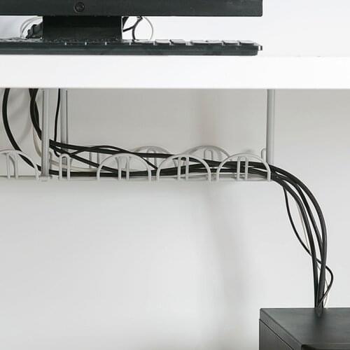 Shelf Strong Adhesive Hanging Basket Table Bottom Power Cable Wire Organizer Home Office Desk Household Storage Rack Plug Holder