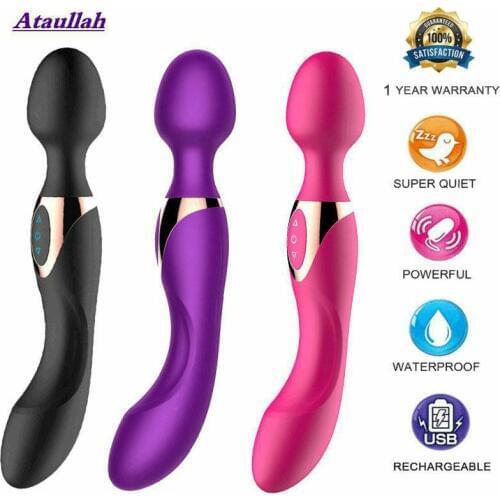 Big Vibrators for Women Magic Wand Body Massager Sex Toy For Woman Clitoris Stimulate Female Sex Products 10 Speeds Powerful ST1