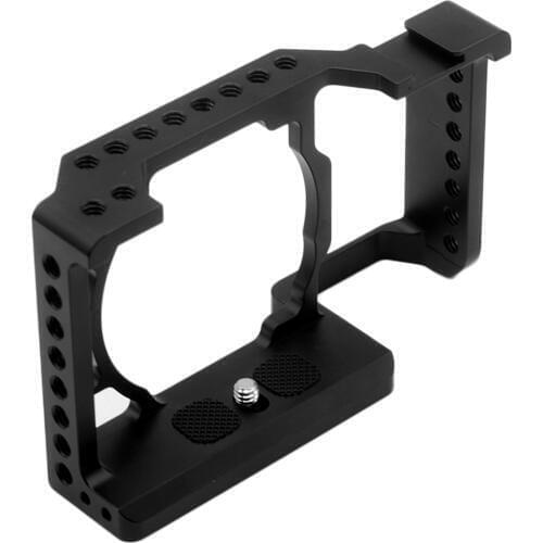 Camera Video Cage Stabilizer Aluminum Alloy Camera Video Cages For Sony A6400/ A6000/ A6300/ A6500
