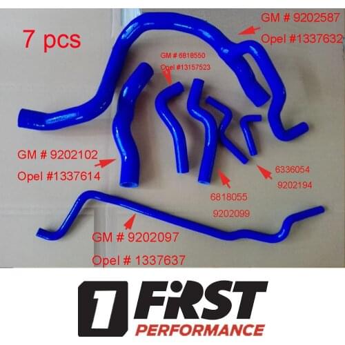 Silicone Radiator Coolant Hose for Opel vectra C 2.2L Z22YH