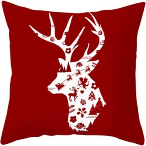 Ornaments for the new year 2019 Merry Christmas Square Pillow Case noel christmas kerst bed room ornaments Home 5z