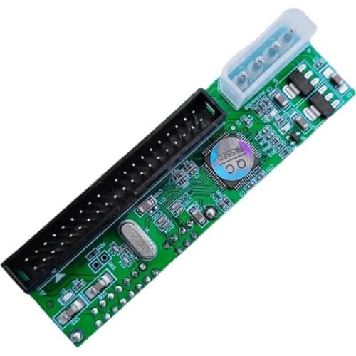 Sata Hard Disk to Ide Adapter Card, 2.5/3.5Sata to Ide Motherboard Serial to Parallel Port Conversion Card