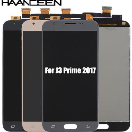 LCD pantalla For Samsung Galaxy J3 Prime 2017 J327 J327A J327P J327T1 J327V J327T LCD Display Touch Screen Digitizer Assembly