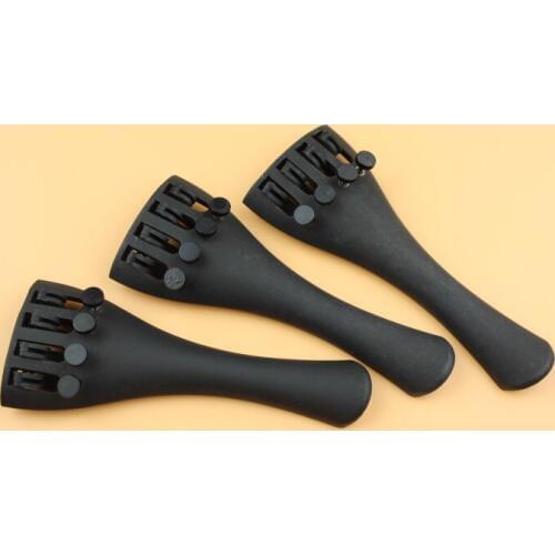 3pcs new 3/4 size carbon fiber violin tailpiece violin accessories