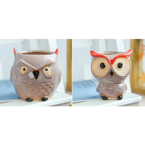 6pcs Plant Pot Succulent Flowerpot Gardening Supply Creative Flowerpot Room