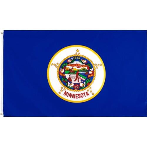 60x90cm/90x150cm Minnesota Flag 2x3ft/3x5ft Banner