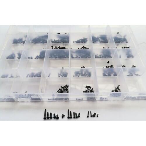 750pcs M1 M1.2 M1.4 M1.7 Countersunk Screws Flat Head Bolts Self-tapping Screw High Quality