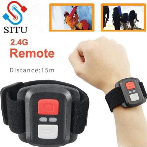 SITU Sports Action Video Cameras Accessories 2.4G Photography DV Intelligence Selfie Shutter For EKEN H9/H9R/H3R/H8/H8R