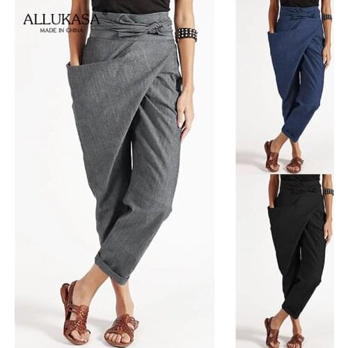 Женские штаны шаровары Allukasa China At AliExpress