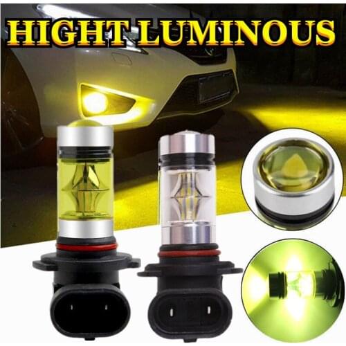Car Lights LED Fog HB4 9006 Bulbs Night Driving Waterproof Lamps Low Power Running Auto High Luminous Outdoor Accessories 1 Pc