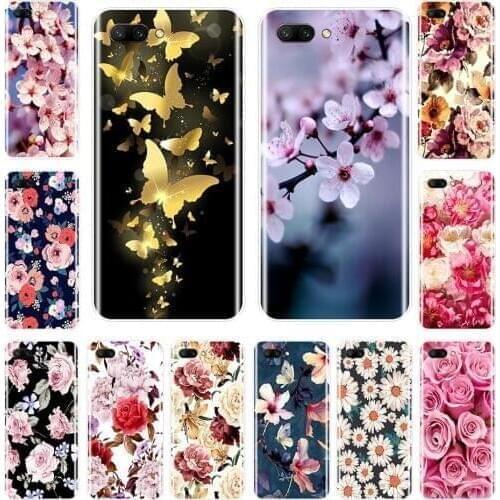 For Huawei Honor 10 9 8 7 Lite Soft TPU Silicone Beautiful Flowers Cover For Huawei 8X MAX 7S 7X 7A 7C Pro Phone Case