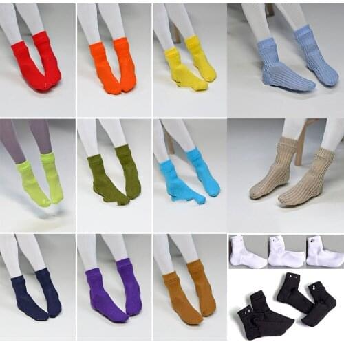 In Stock 1/6 Scale Mini Socks Male Female Figure Accessory Sport Sock Short Tube/Mid Tube Model for 12 inches Action Figure