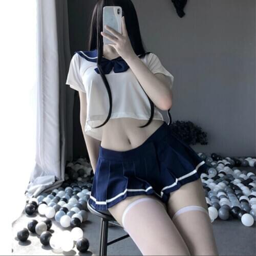 Girl LadyTemptation Costume Babydoll Dress Lace Miniskirt Outfit for Women Sexy Cosplay Lingerie Student Uniform School Cosplay