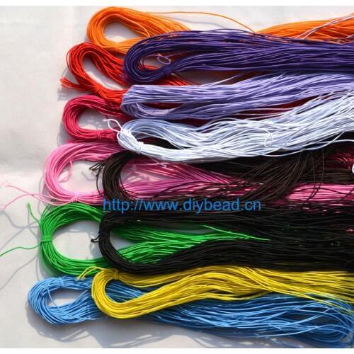 DIY 12 Colors 25meter 1MM Beading elastic Stretch Cord Beads Cord String Strap Rope For Bracelet Making