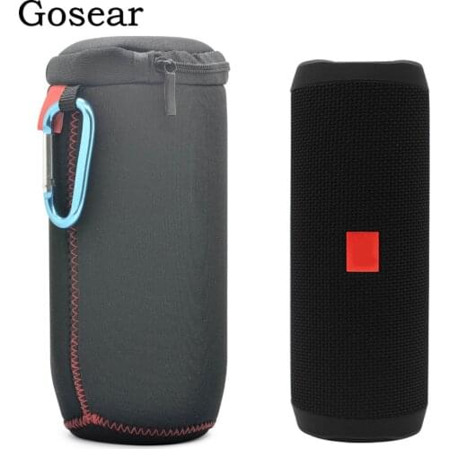 Gosear Travel Carrying Soft Storage Case Protective Storage Bag Pouch for J-BL Flip 4 JBL Flip4 Bluetooth Speaker Accessories