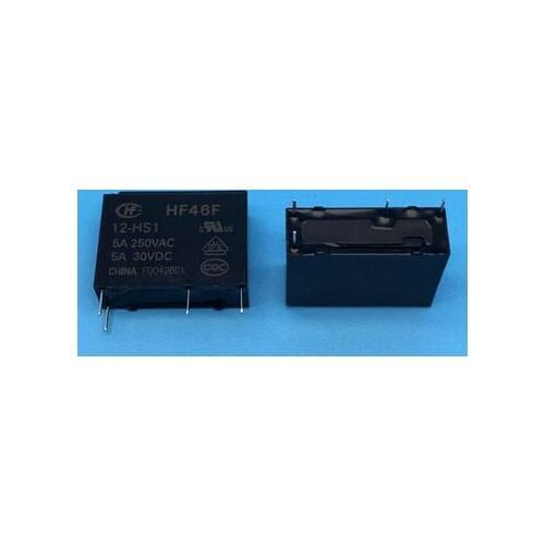 HF46F-12-HS1 12VDC 5A 250VAC DIP4 HONGFA RELAY 1From A,New and original