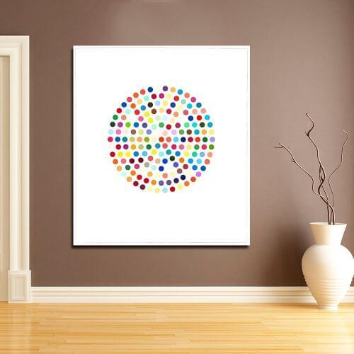 JQHYART Canvas Art Printing Oil Painting DAMIEN HIRST-Cephalothin Wall Painting Decor Wall Art Picture For Living Room Painting