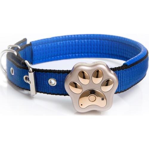 Footprint Mini Pet GPS Tracker Waterproof Smart GPS Tracker With Collar For Pets Cat Dog GPS+LBS+Wifi Location Free APP 3G