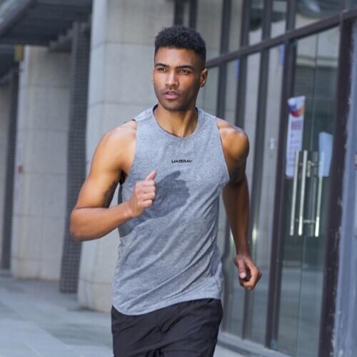 Mens Sports Vest Casual Loose Quick Drying Sleeveless Top Basketball Running Outdoor Fitness Vest European And American New