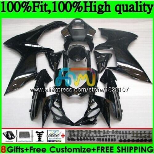 Injection For SUZUKI GSXR 600 750 GSXR750 11 12 13 14 Glossy black 15 39BS.10 K11 GSXR600 2011 2012 2013 2014 2015 2016 Fairing