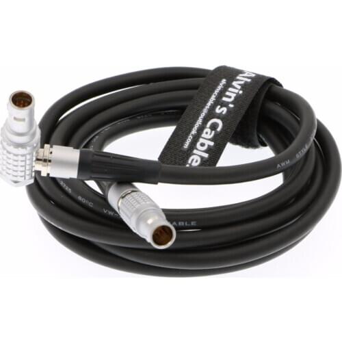 Trimble R7 Receiver Data 7 Pin Right to Straight Cable for TRIMMARK Radio