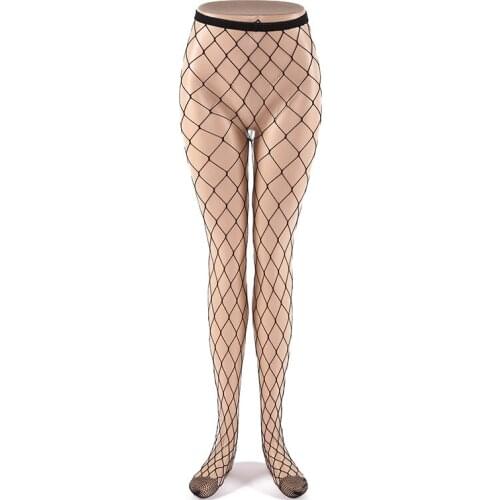 Sexy Mesh Stocking Transparent Slim Fishnet Pantyhose Party Club Net Holes Black Tights Stocking Mesh Exotic Apparel