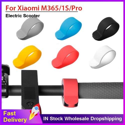 Universal Protective Cover Handlebar Finger Dial Cover Silicone Sleeve Case For Xiaomi M365/1s/PRO/MAX G30 Electric Scooter
