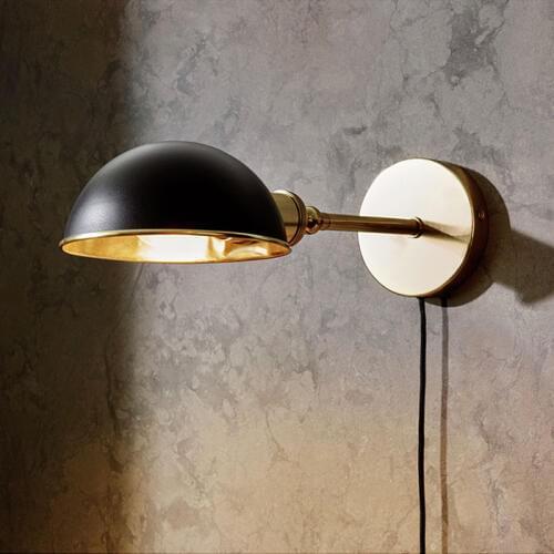 Modern Retro Wall Lamp Vintage Loft Wall Light E27 Edison Bulb Plated Iron Retro Industrial Home Lighting Bedside Lamp