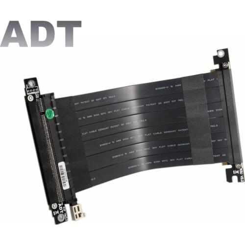 Graphics card extension cable PCI-E x16 3.0 full speed stable compatible with ITX A4 chassis Double reverse