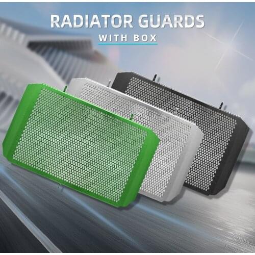 For KAWASAKI Z750 Z800 z800e Z1000 Z1000SX NINJA1000 Motorcycle Radiator Grille Cover Guard Stainless Steel Protection Protetor