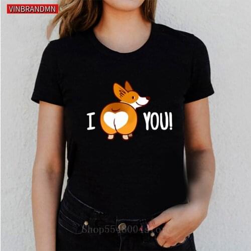 Corgi dog T shirt women I love You Corgi Butt T-shirt girl Corgi dog fan Tshirt Funny Nope Not Today Corgi Tops Lover Gifts Tees