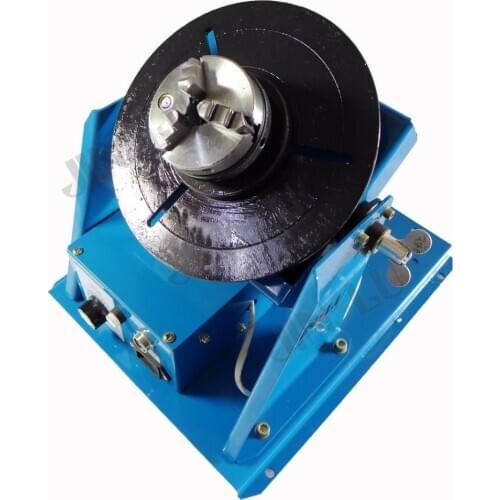 110V Mini Welding Positioner BY-10 Rotary Welder TurnTable 10KG With K01-63 Lathe Chuck