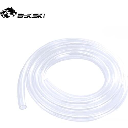 3 Meters Bykski PVC 10x13MM 10x16MM 13X19MM Transparent,White,Black Color Flexiable Hose Tube Pipe Computer Cooling System Loop