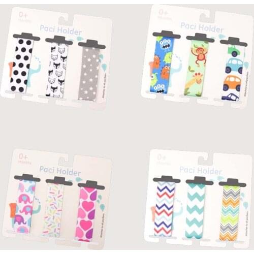 3 Pcs/Set Baby Pacifier Clips Pacifier Newborn Dummy Clip Nipple Holder For Nipples Baby Anti-out Pacifier Clip Soother Holder