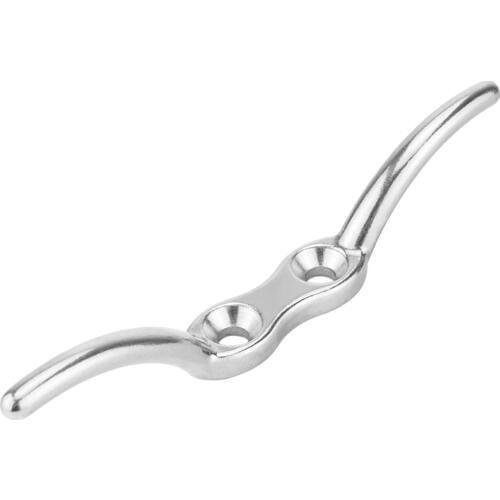 316 Stainless Steel Flagpole Rope Cleat Hook 150mm Boat Mooring Accessories