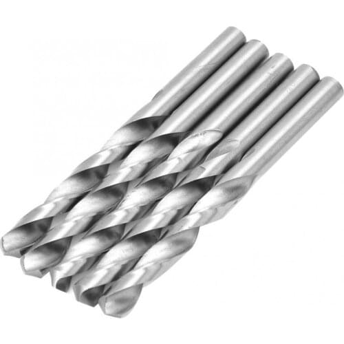 5/10/20/50/100Pcs 1.0-10mm Twisted Drill Bits HSS Straight Shank Hole Opener Power Drilling Tool For Iron Copper Aluminum Wood