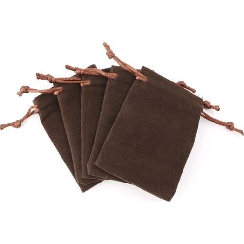 5pcs D&D RPG Dice Bag Velvet Drawstring Bags Tarot Card Jewelry Bag 10*12cm High-grade Flannel Bag Gift Bag N0PC