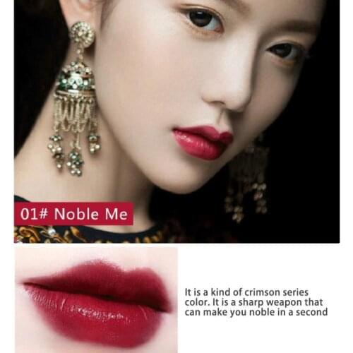 9 Colors Velvet Matte Lip Gloss Long Lasting Matte Lipstick Tube For Lips Waterproof Lip Tint Cosmetics Female Makeup Cosmetics