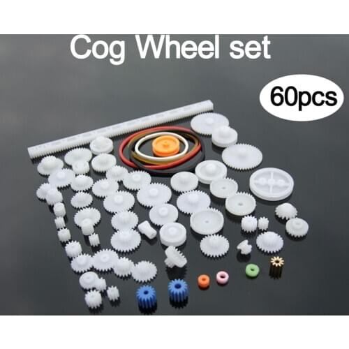 Cog Wheel Part Plastic Gear Innovative Intelligence Toy Motor Reel Repair Part Plastic Gear Set