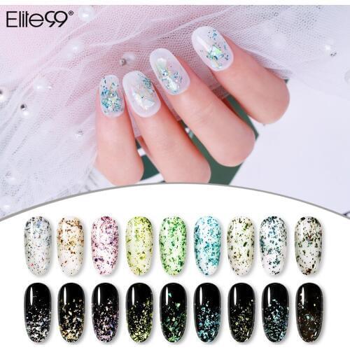 Elite99 Babys Breath Gel Polish 10ml Black White Base Needed Gel Nail Polish Primer Top Coat Gel Varnish Nail Art Manicure Gel