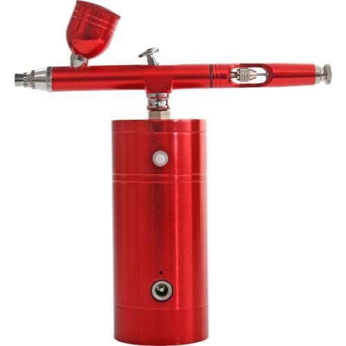 Spray Gun Mini Beautiful Airbrush Multifunction Beauty Hydrating Spray Pump Pen Set USB Charging Portable Airbrush Art Tool 0.3m